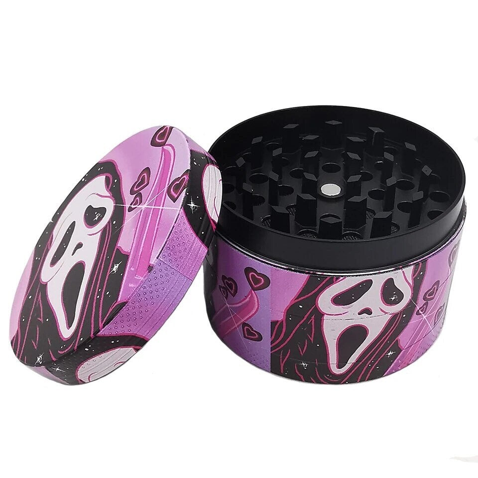 Ghost Face Nut & Hard Spice Grinder 1.5" Diameter