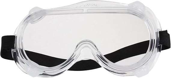Safety Goggles for Work - Protective Eyewear With Vents, Over Glasses Design, PPE for Adults