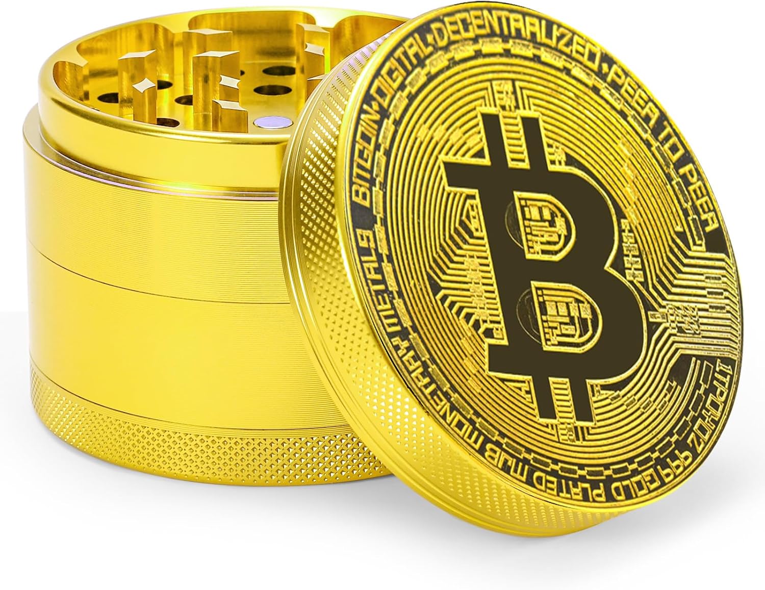 Bitcoin Nut & Hard Spice Grinder 2" Diameter